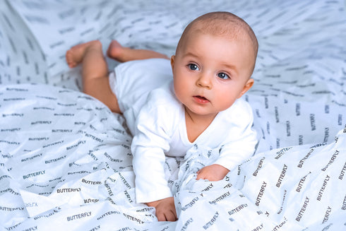 White, classic bodysuit for children